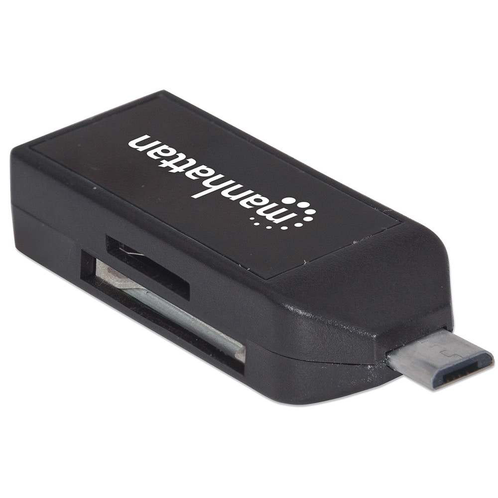 Lector  De Tarjetas Otg Manhattan 24 En 1+usb Smartphone Tablet 406222