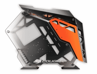GABINETE PARA GAMING COUGAR CONQUER CRISTAL TEMPLADO FULL TOWER