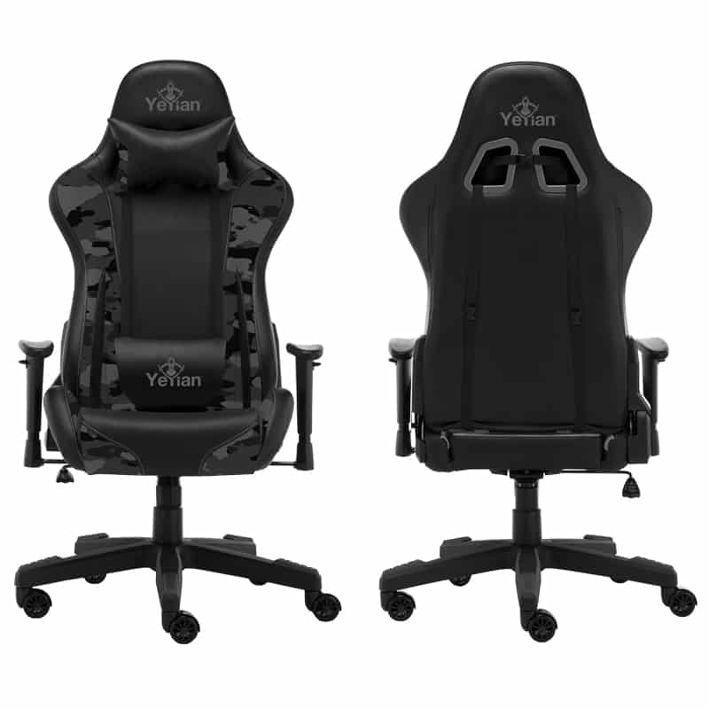 Silla  Gaming Yeyian Yfrn-042920 Ryuji Night Camo, Poli/nyl, Sop 150kg
