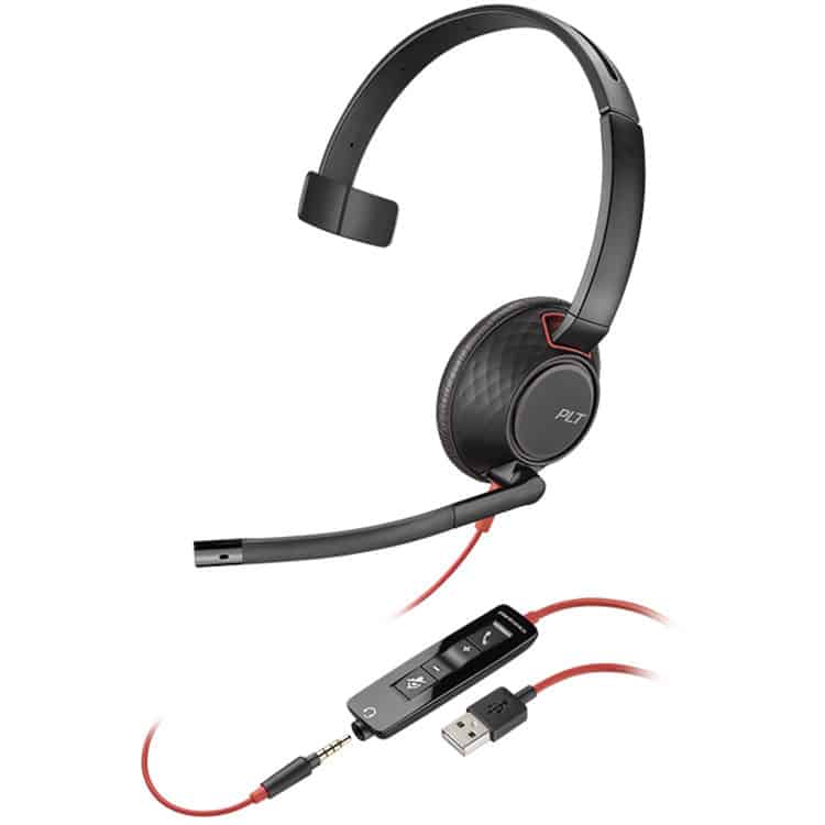 Poly  Diadema Blackwire C5210 Usb-a Alam. Monoaural (207577-01)