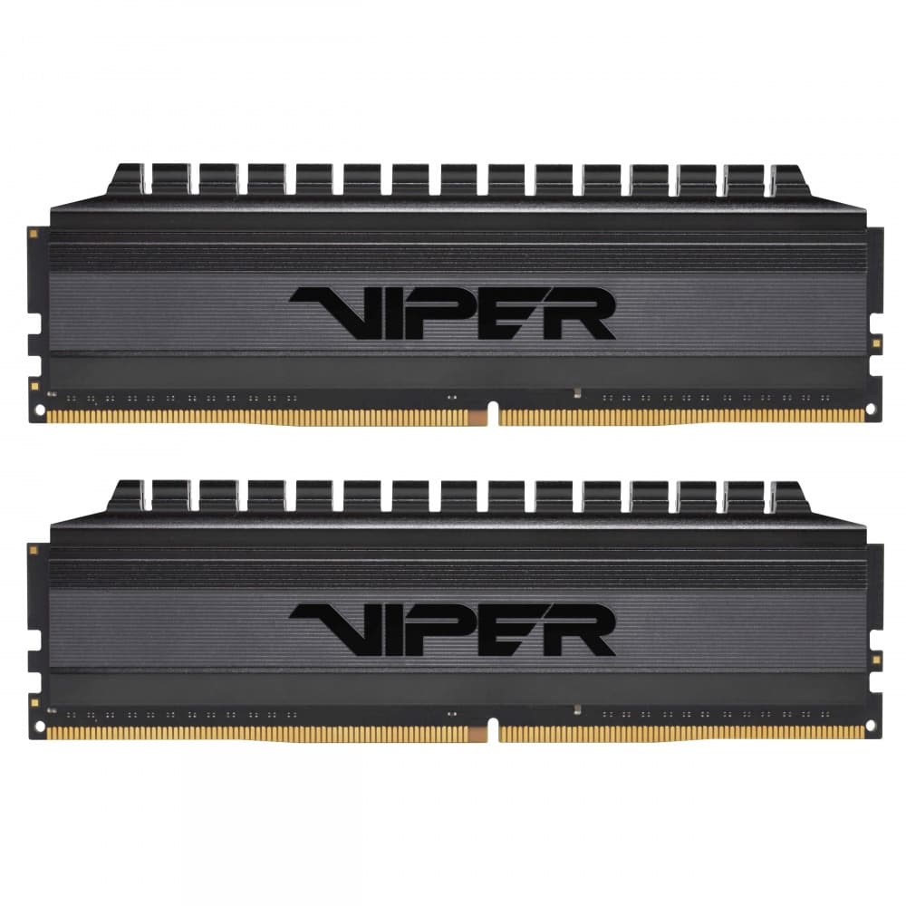 Mem                                                                                 Ddr4 Patriot Viper Blackout 16gb(2x8gb)4000mhz Udimm Pvb416g400c9k