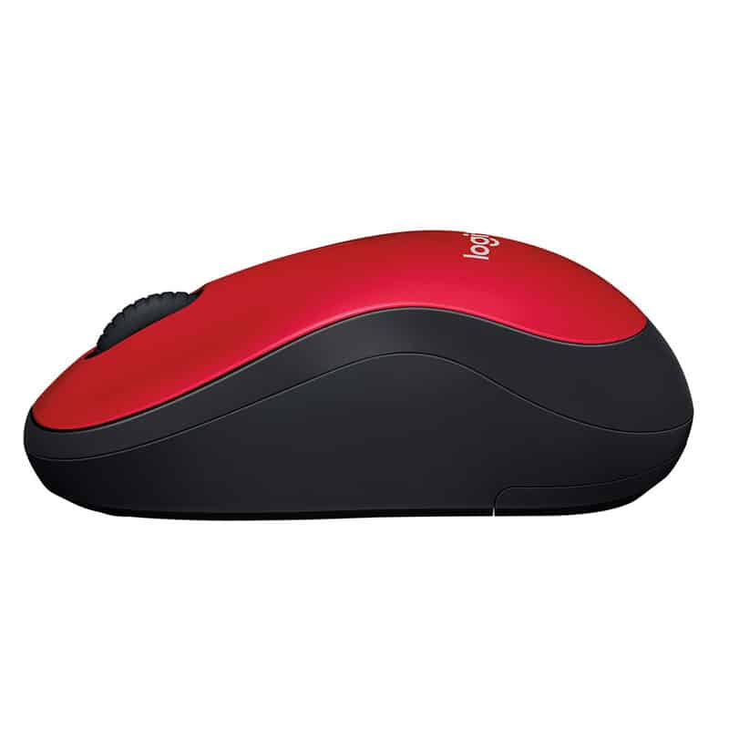 Mouse  Logitech M185 Rojo Inalambrico Usb (910-003635)