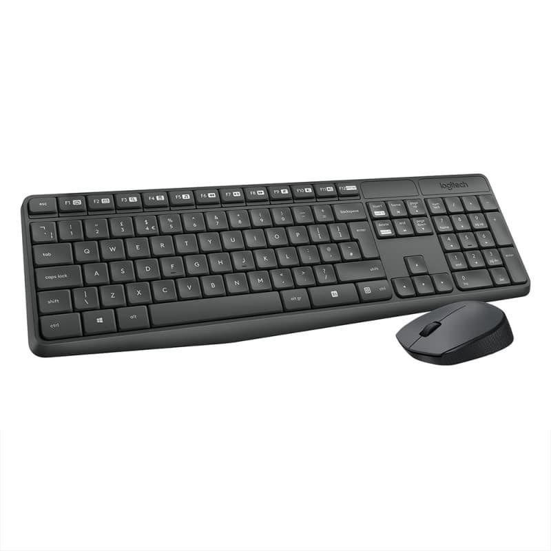 Kit Logitech Mk235 Teclado/mouse Inalam. Usb (920-007901)