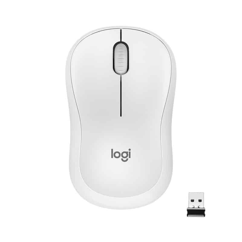Mouse                                                                                                                                                                                                                                                                                                                                                                                                                                                                                                                                                                                                                                                                                                                                   Logitech M220 Silent Inalambrico Ambidiestro Blanco (910-006125)