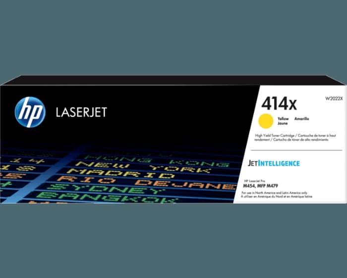 Toner                                                                                                                                                                                                Hp Alto Rendimiento 414x Yellow (w2022x)