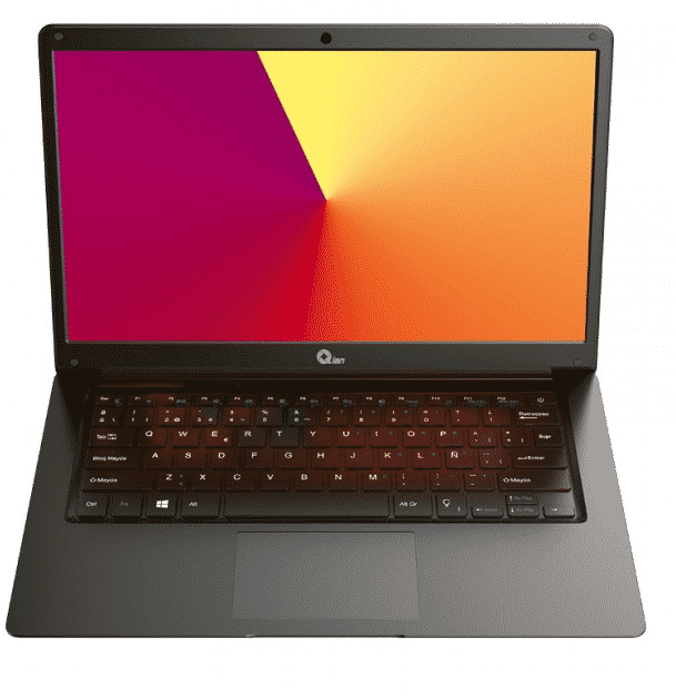 LAPTOP QIAN QCL-14N33-W 14" CELERON N3350, 4GB, SSD 120GB, W10 HOME