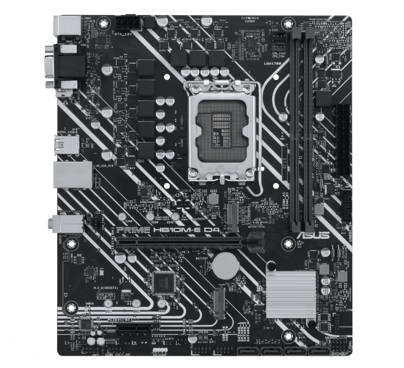 Tarjeta                                                                                                                                                                                                Madre Asus Prime H610m-e D4 /lga1700/usb3.2/dual M.2