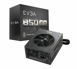 FUENTE DE PODER EVGA 850 GW 80PLUS GOLD 850W 210-GQ-0850-V