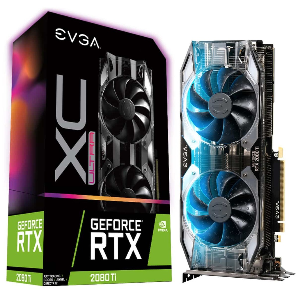 TARJETA DE VIDEO EVGA GEFORCE RTX 2080 TI XC ULTRA 11G-P4-2383-KR