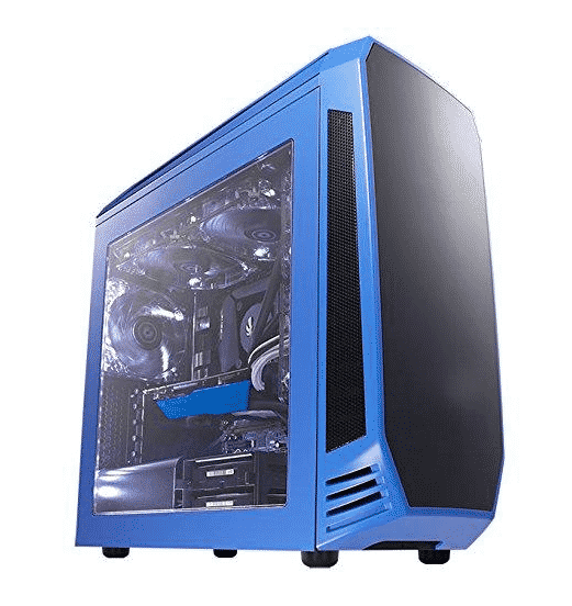 GABINETE PARA GAMING BITFENIX AEGIS CORE AZUL 1 FAN (BFC-AEG-300-BKWN1-RP)