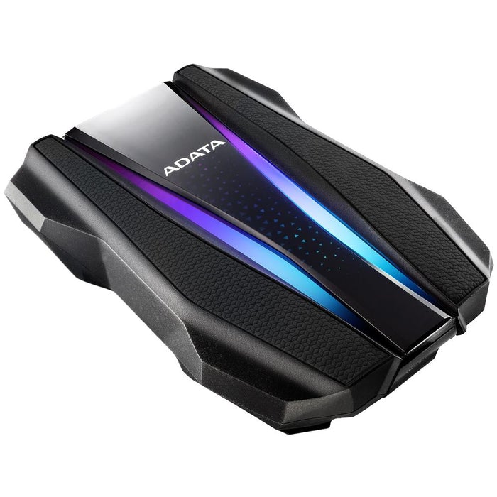 Disco                                                                             Duro Externo Adata Rgb Hd770g 2tb 3.2 Bl Rgb Ahd770g-2tu32g1-cbk