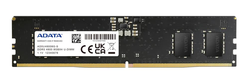 Mem Ddr5 Xpg 16gb 5200mhz Udimm (ax5u5200c3816g-clabk)