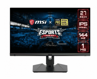 MONITOR PARA GAMING MSI OPTIX MAG274R 27 PULGADAS FULLHD FREESYNC 144HZ IPS 1MS