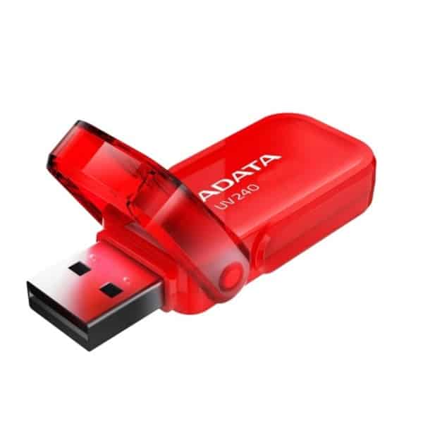 Memoria                                                                                                                                                                                                       Flash Adata Uv240 32gb  Rojo 2.0 (auv240-32g-rrd)