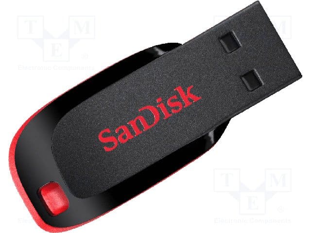 Memoria  Flash Sandisk Cruzer Blade 32gb Negro 2.0 (sdcz50-032g-b35)