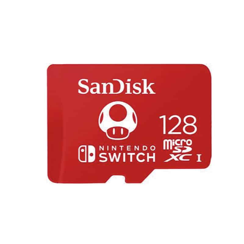 Memoria  Sandisk Micro Sdxc Nintendo Switch 128gb (sdsqxao-128g-gnczn)