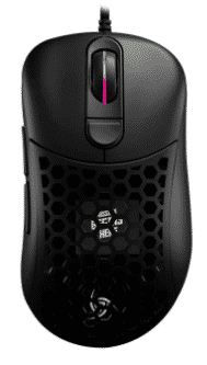 MOUSE PARA GAMING VSG AQUILA AIR VG-M550-BLK-GLO 16000 DPI OPTICO NEGRO BRILLANTE