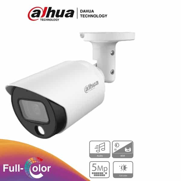 CÁmara                                                                                                                                                                                                                                                                                                                                                                                                                                                                                                                                                                                                                                                                                                                                                                                                                                           Dahua Bala F.color De 5 Mp/metal (dh-hac-hfw1509tn-a-led-0360b)