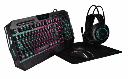 SET PARA GAMING VSG 4-1 TECLADO MOUSE HEADPHONE MOUSE PAD CRUX VG-KMH677