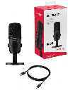 MICROFONO PARA STREAMING HYPERX SOLOCAST USB HMIS1X-XX-BK/G CONSOLA / PC / MAC