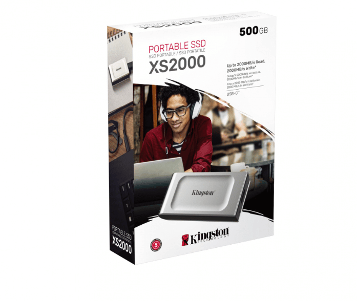 Unidad Ssd Kingston Xs2000 500gb Portatil Conect Type-c(sxs2000/500g)