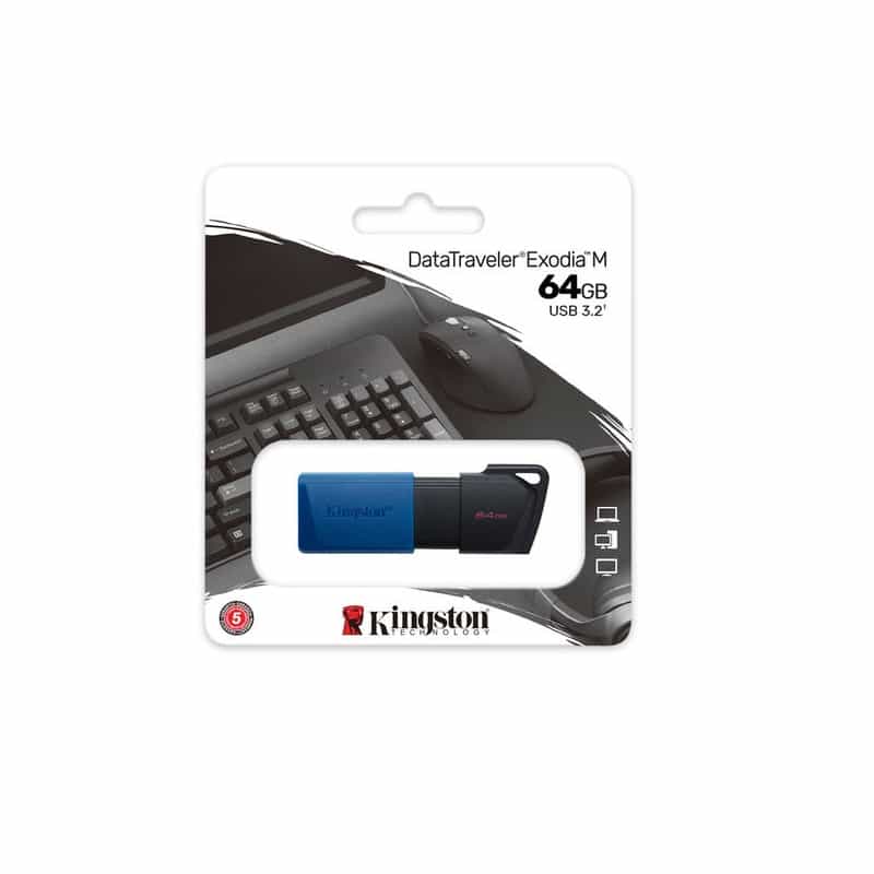 Memoria  Flash Kingston 64gb Usb 3.2 Gen 1 Exodia M(dtxm/64gb)