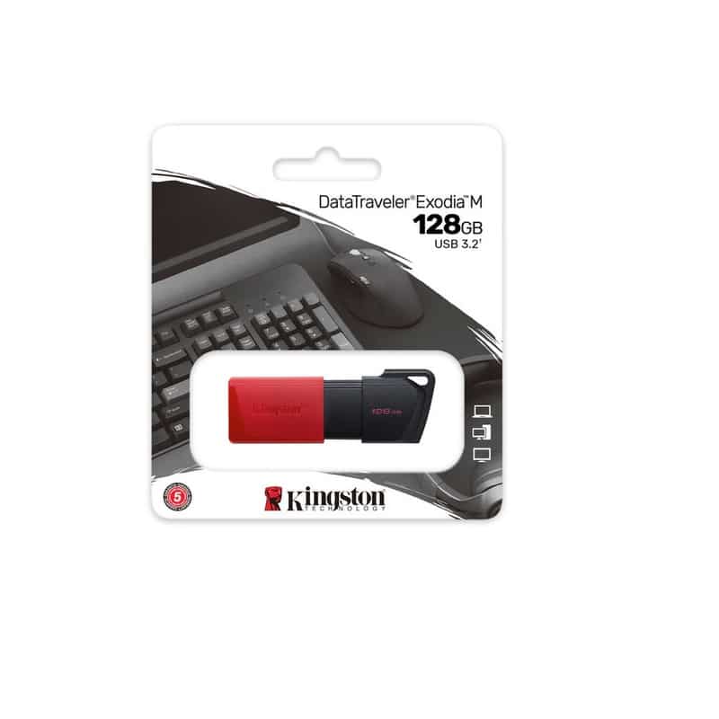 Memoria  Flash Kingston 128gb Usb 3.2 Gen 1 Exodia M(dtxm/128gb)