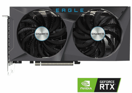Tarjeta    De Video Gigabyte Nvidia Geforce RTX 3060 Eagle 12gb GDDR6 2xwindforce 192bits Gv-n3060eagle 12gd