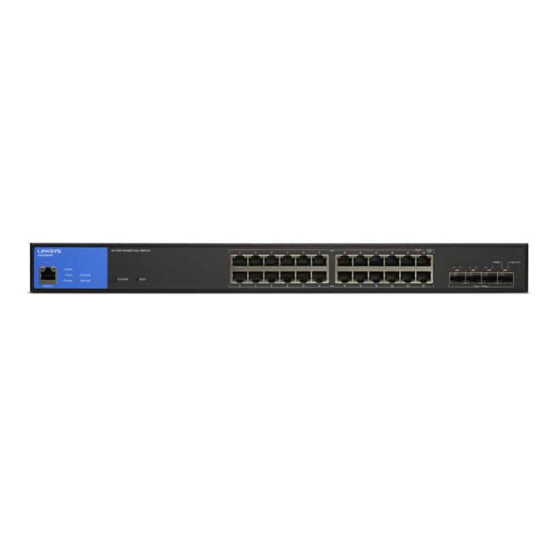Switch  Linksys 24-ptos Administrado Gigabit 4 Ptos 10g Sfp+ (lgs328c)