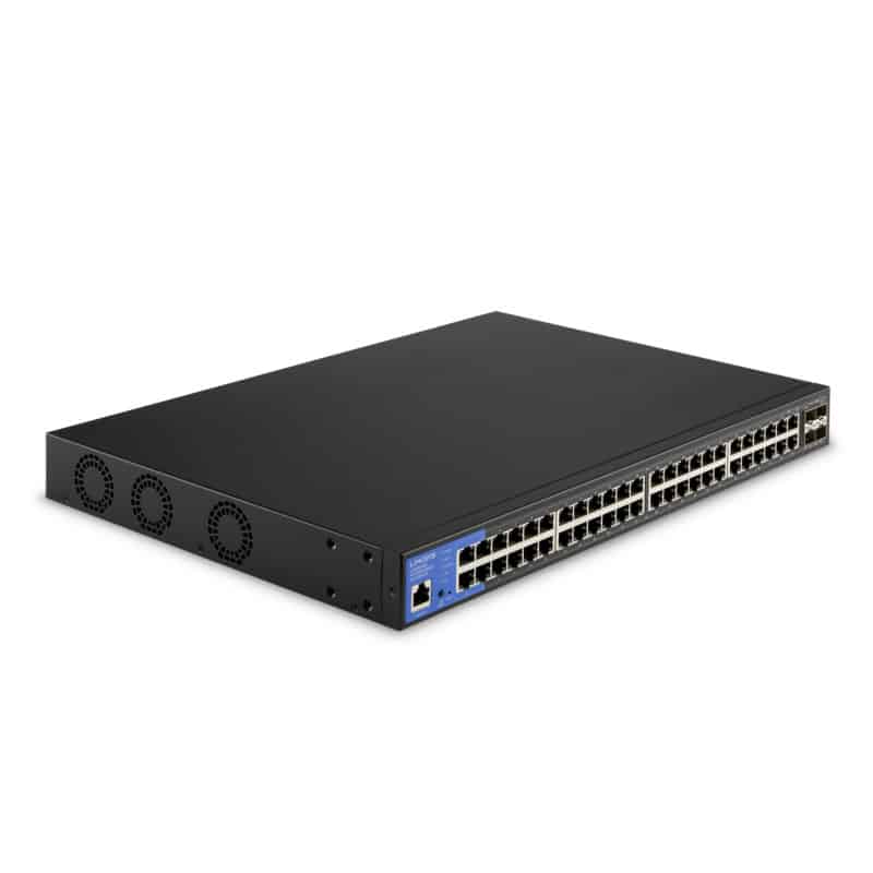Switch  Linksys 48 Ptos Administrable Poe+ge 4 10g Sfp+ 740w(lgs352mpc)