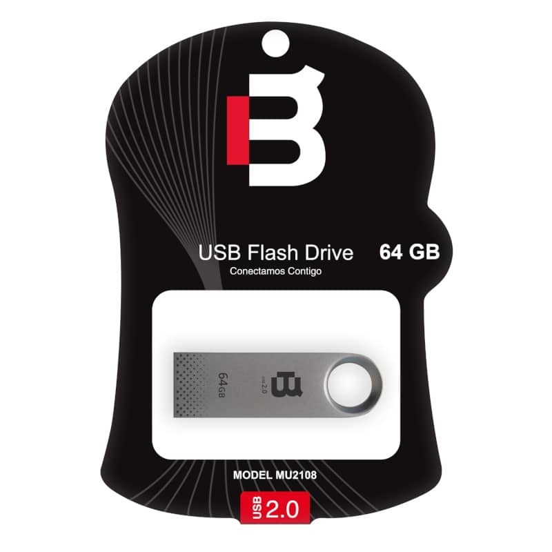 Memoria                                                                                                                                                                                                                                                                                                                                                                                                                        Flash Usb Blackpcs 2108 64gb Plata Metalica (mu2108s-64)