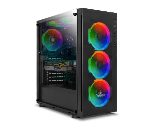 Pc  Gamer Yeyian Katana X21 (ypb-kat-x21) - Core I7 12700kf /16gb Ddr4 /1 Tb Ssd/ Rtx 3070/ Enfriamiento Liquido / Wifi / W11 H