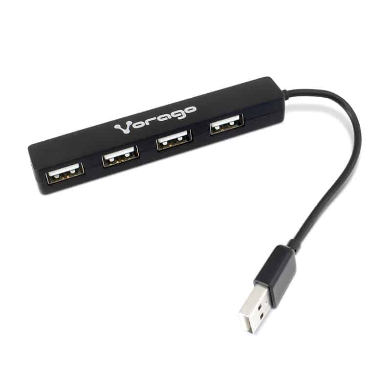 Concentrador  Vorago De 4 Puertos Slim Hu-100 Vorago