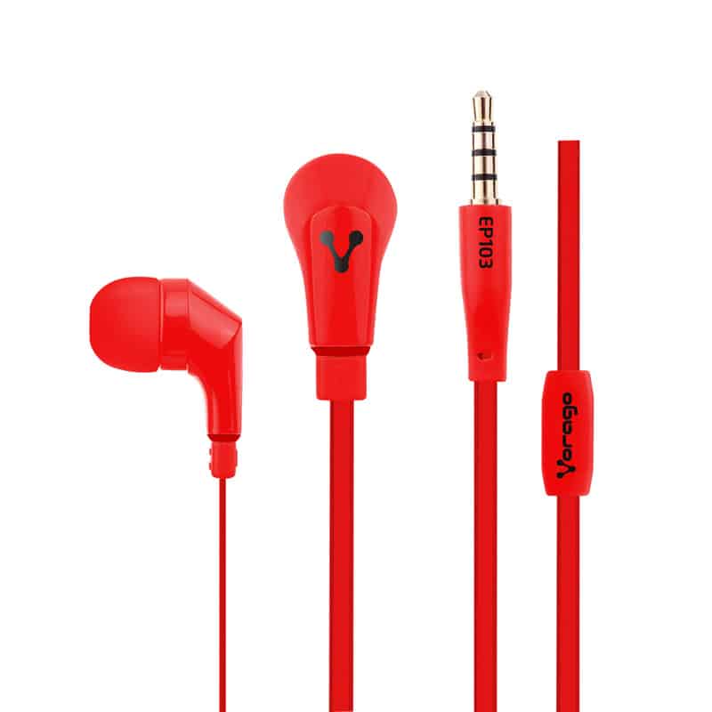 Audifonos  Vorago Ep-103 Rojo 3.5mm