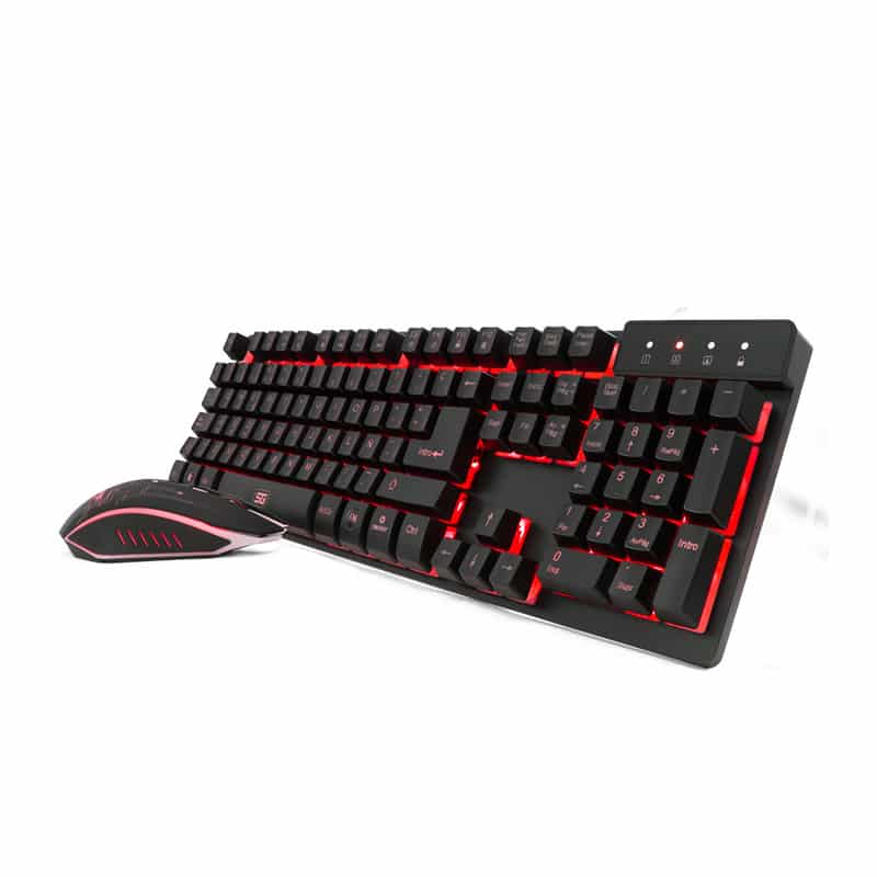 Kit  Vorago Start The Game Teclado Y Mouse Retroiluminado Usb Km-500