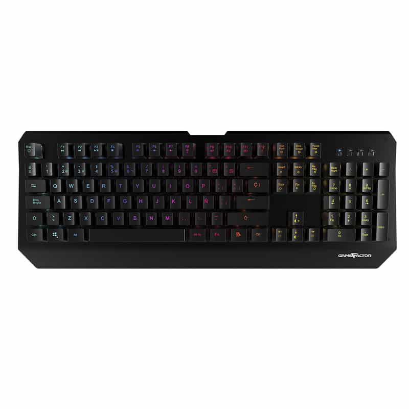 Teclado                                                                                                                                                                                                                                                                                                                                                                                                                                                                                                                                                                                                                                                                                                                                                                                                                                                                                                                  Mecanico Optico Gaming Game Factor Antighosting Usb Rgb Kbg601