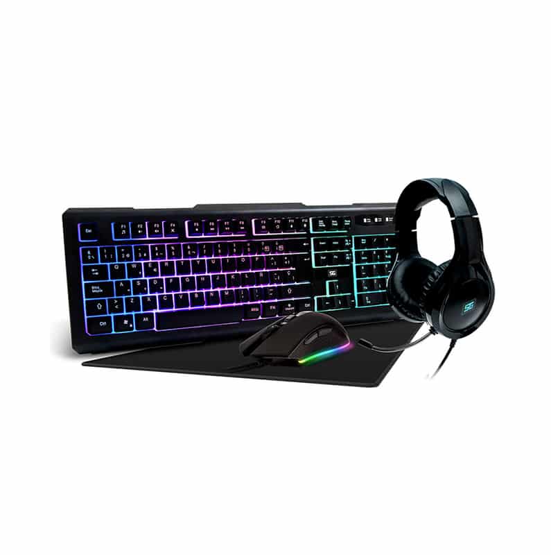 Kit                                                                                                                                                                                                                                                                                       Vorago Start The Game Teclado/mouse/headset/tapete Kmh-501