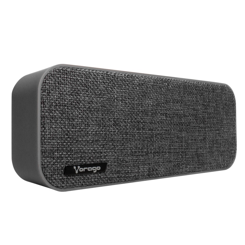 Bocina Vorago Bsp-150 Bluetooth / Msd / Usb / 3.5mm Tela Gris
