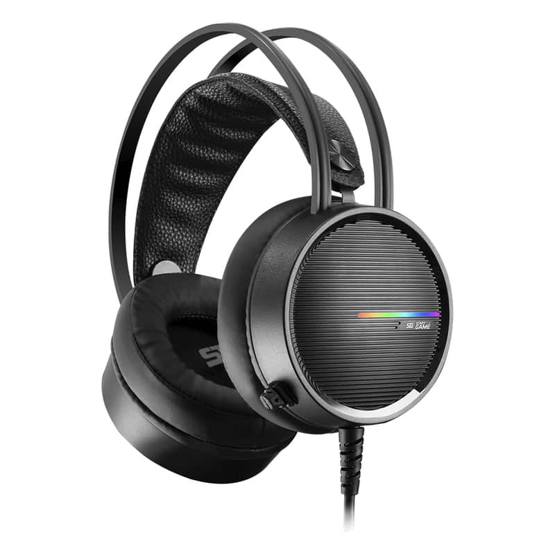 Diadema  Gamer Vorago Start The Game 2 X 3.5mm Rgb(usb) 50mm Hs-502