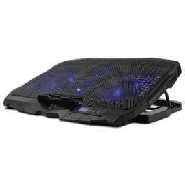 Base Enfriadora Vorago Laptop 17" 5 Lv 4 Vent-led Azul/pant Lcd Cp-301
