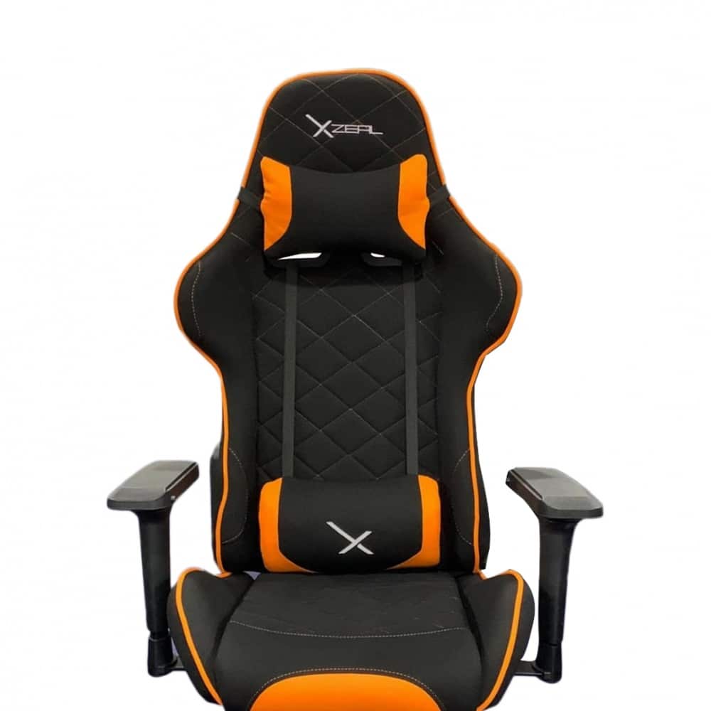 Silla                                                                                                                                                                                                                                                                                                                                                                                                                                                                                                                                                                               Gamer Xzeal Neg, Naranja, Textil,alto DesempeÑo (xzsxz25o)