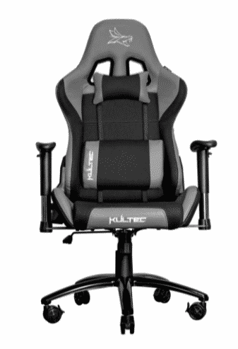 SILLA PARA GAMING KULTEC  X SERIES  NEGRO GRIS MAX 120KG KLTX-313 KLTX-413 KLTX-513 (GRIS)