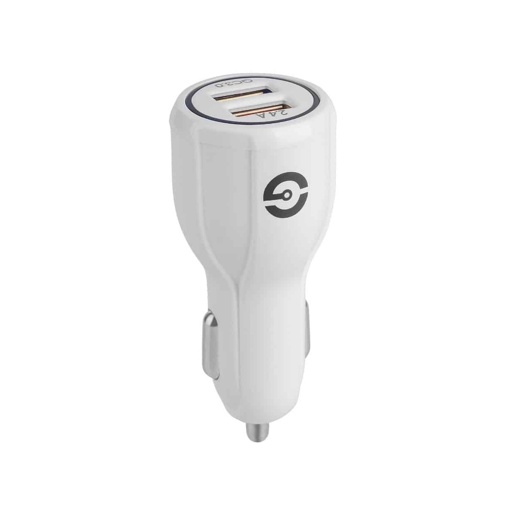 Cargador  Para Coche Getttech Gcc-2u22-01 Juno 2 Puertos Usb Carga Rap