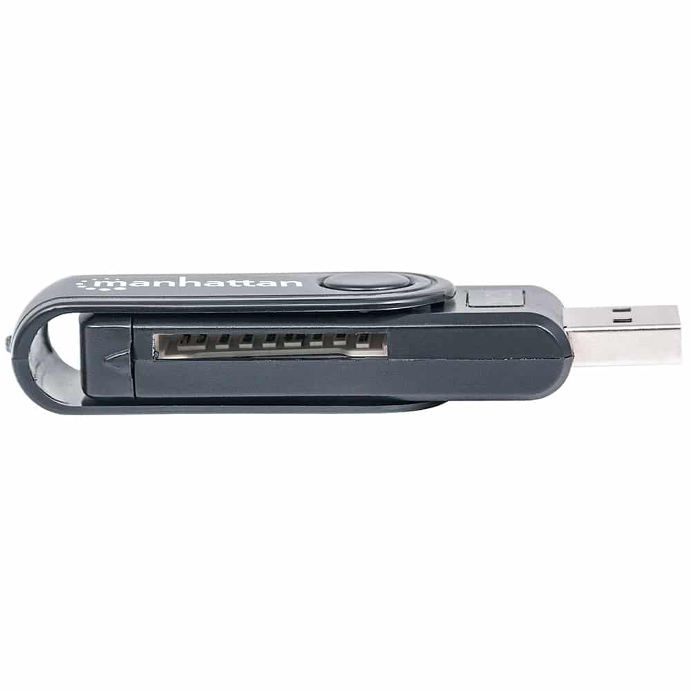 Lector  De Tarjetas Manhattan Usb 3.0, 24 En 1 101981