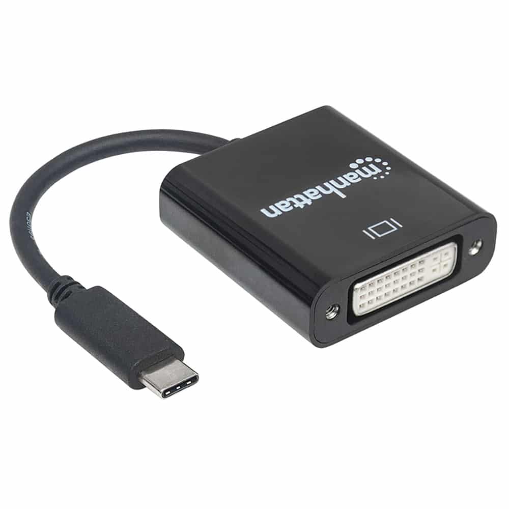 Convertidor                                                                                                                                                                                                                                                                                                                                                                                                                                                                                                 Manhattan De Video Usb-c A Dvi Hembra 152051