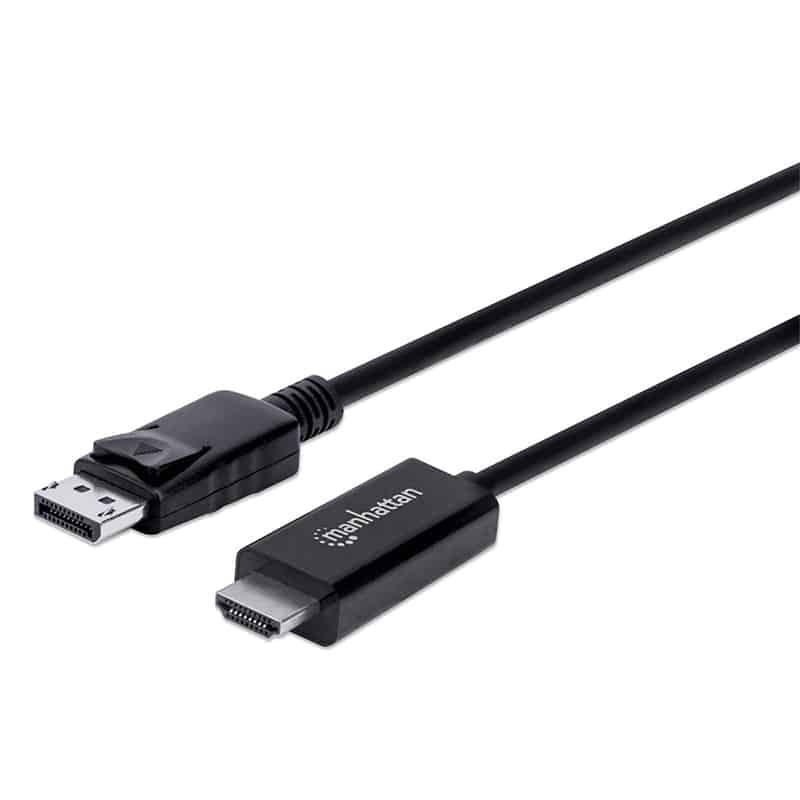 Cable  Manhattan Displayport A Hdmi 4ka60hz Macho -macho 3m 153218