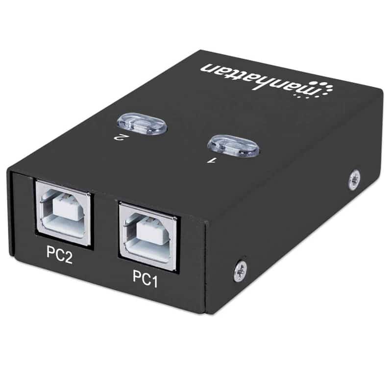 Switch  Manhattan Usb 2.0 A A 2pts Usb-b Automatico 162005