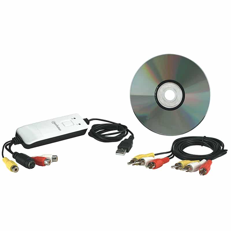 Capturadora                                                                                                                                                                                                                                                                                                                                                                                                                                                                                                                                                                                          De Video/audio Rca/s-video A Usb Manhattan 162579