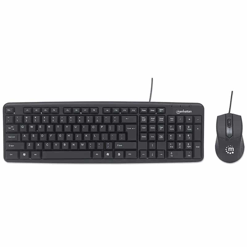 Kit  Teclado Y Mouse Manhattan Alambrico Usb 178464