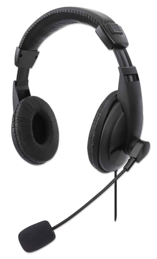 Audifono  Manhattan C/microfono Usb Mediano, Control Integrado 179843